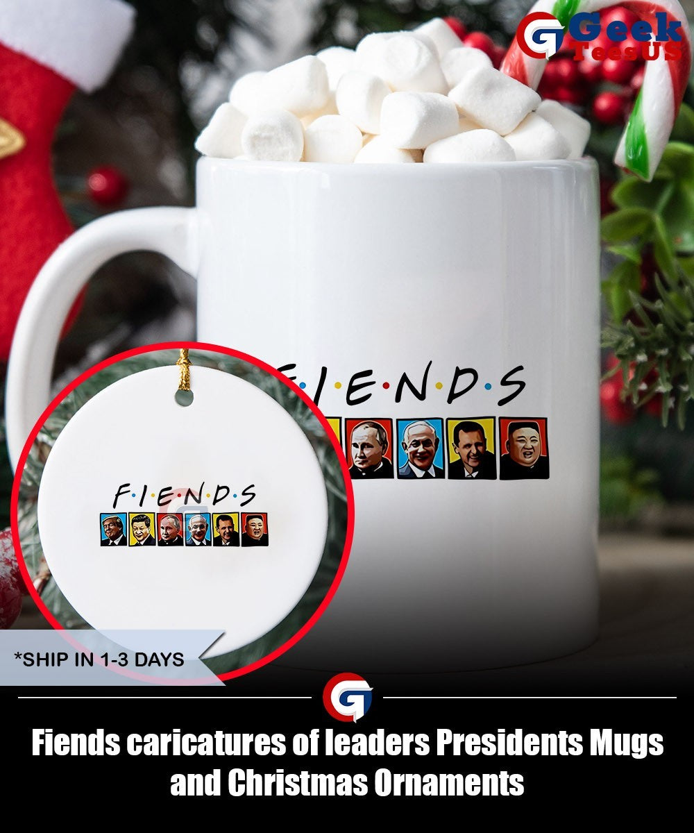 Fiends caricatures of leaders Presidents shirt