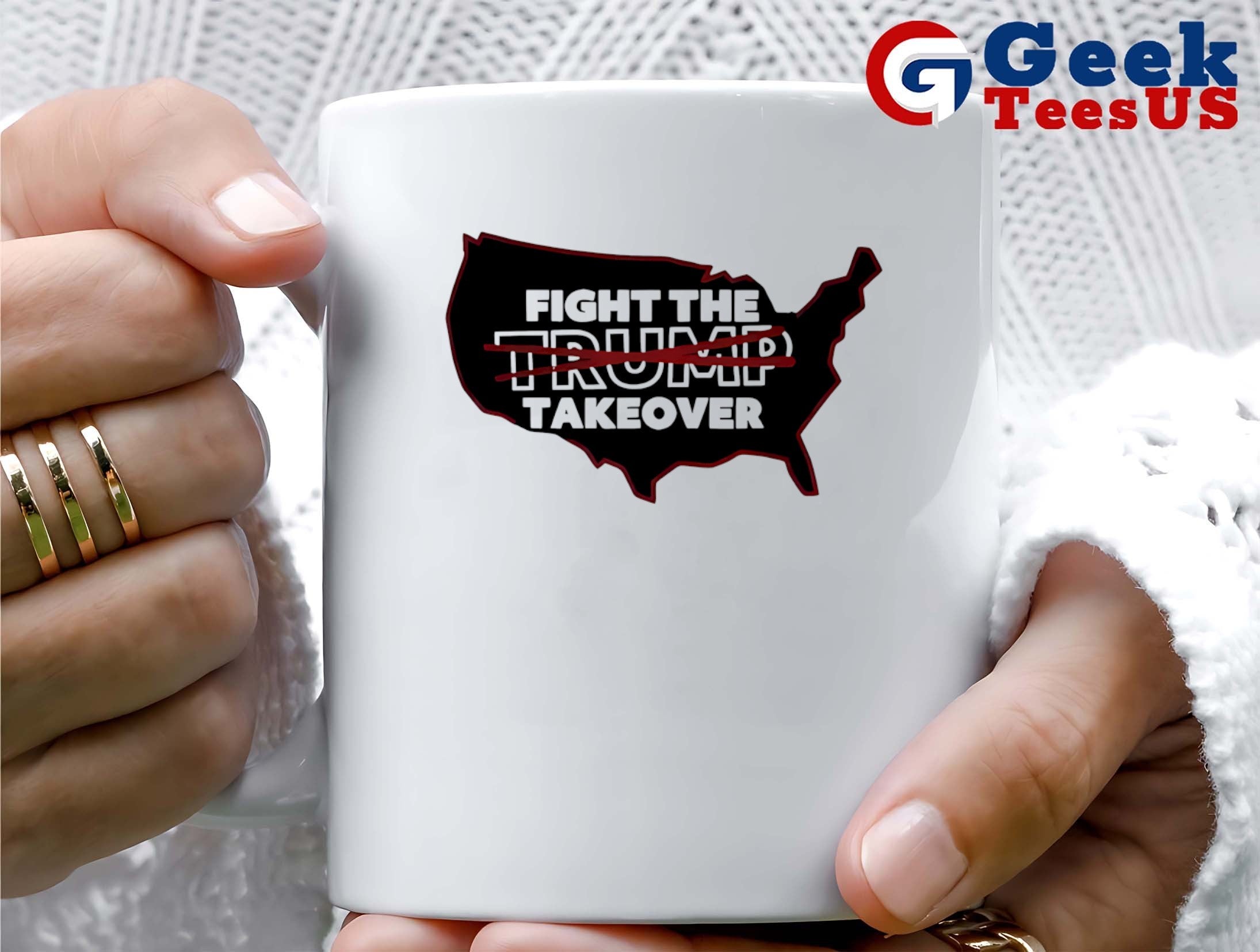 Fight The Trump Takeover Free DC shirt
