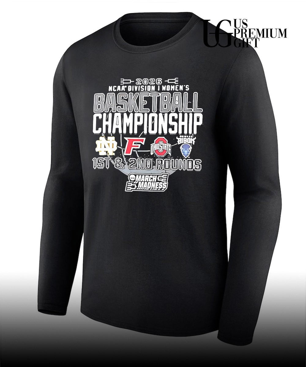 Fighting Irish Ohio State Bison Women’s Basketball Championship 2026 NCAA Division March Madness shirt