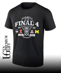 Final 4 2026 NCAA Men’s basketball 4 Team The Road Ends Here Indianapolis shirt