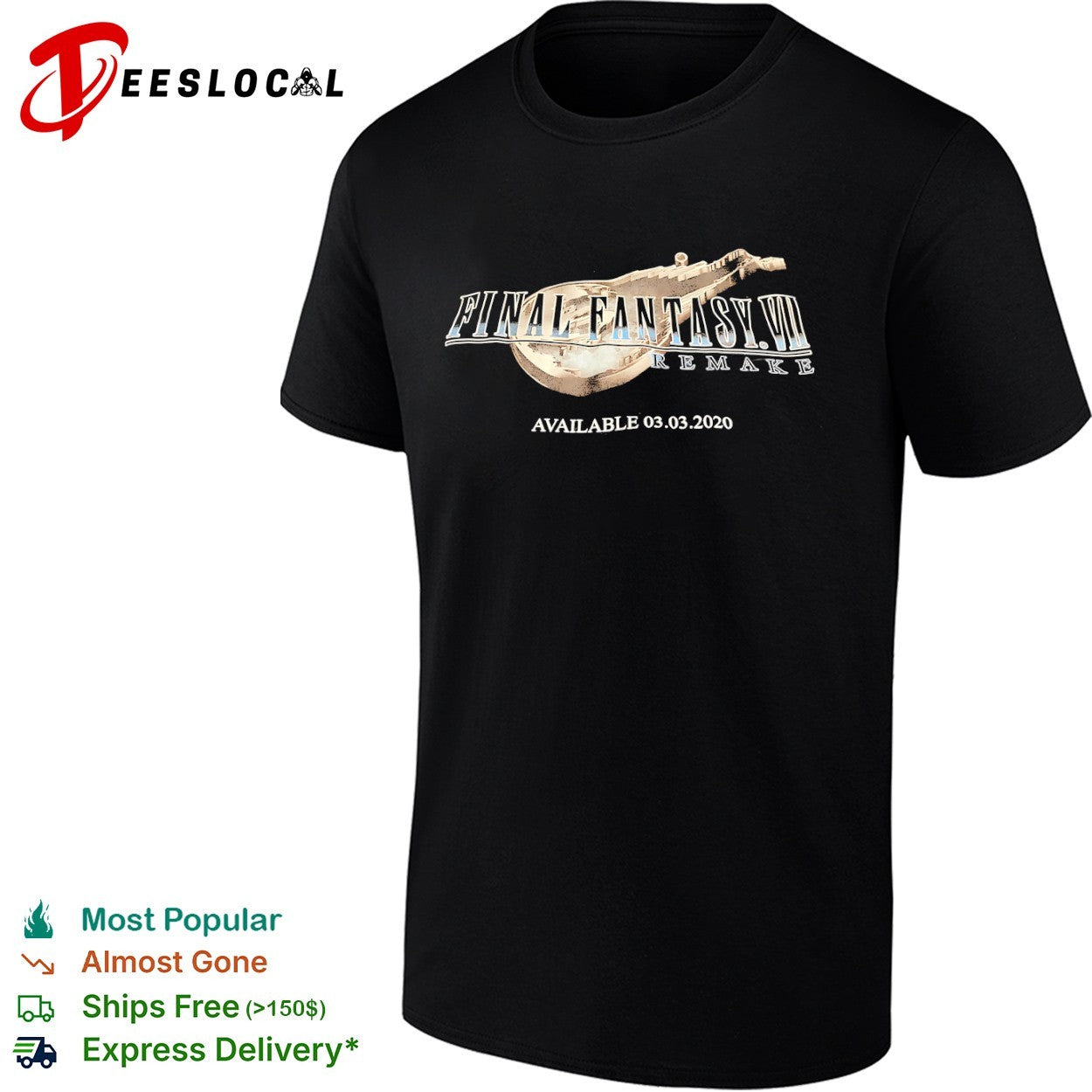 Final Fantasy VII Remake Available 03 03 2020 shirt