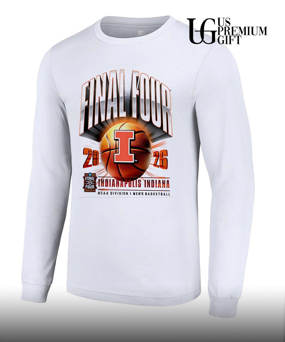 Final Four Illinois Fighting Illini 2026 NCAA Men’s Basketball Tournament March Madness Indianapolis Indiana shirt