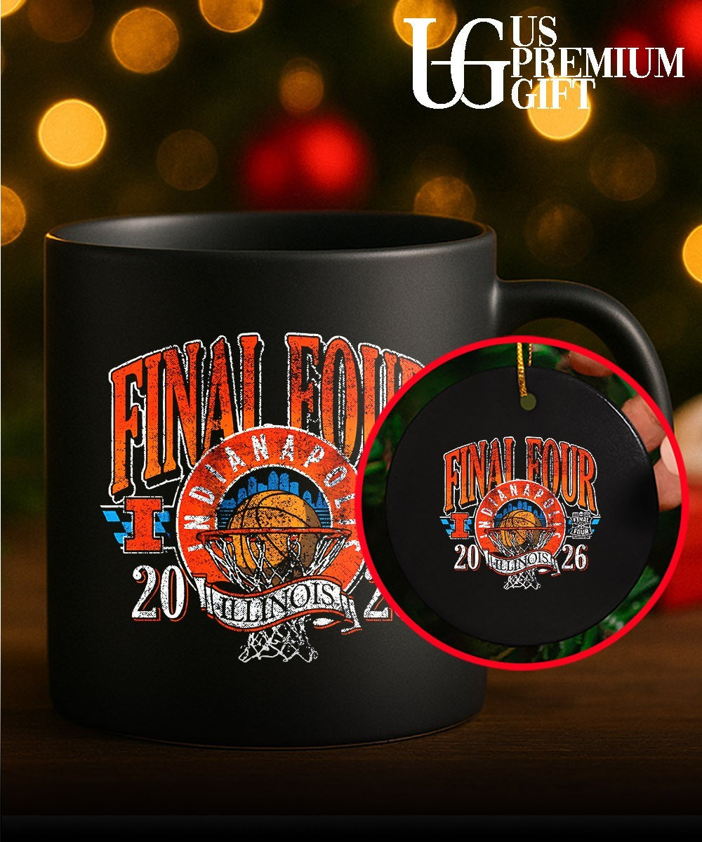 Final Four Illinois Fighting Illini men’s basketball NCAA 2026 vintage shirt