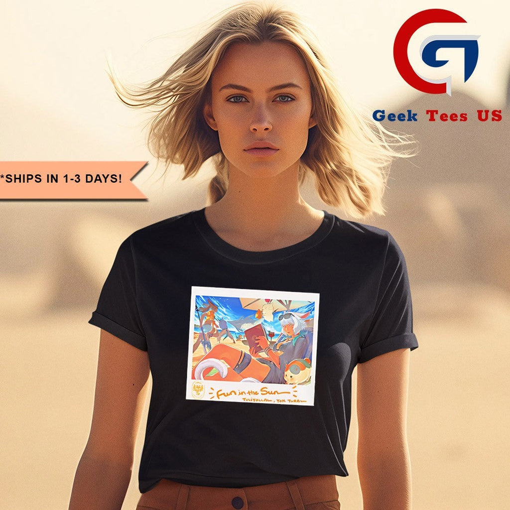Final fantasy XIV game fun in the sun shirt