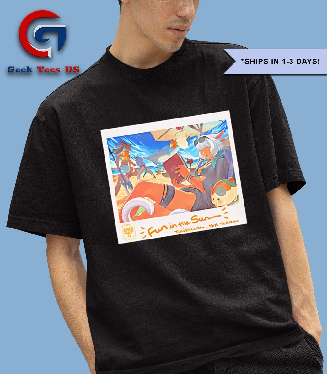 Final fantasy XIV game fun in the sun shirt