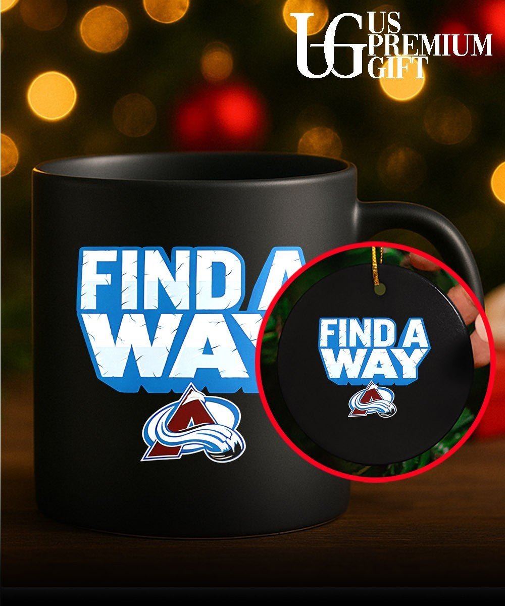Find A Way Colorado Avalanche hockey shirt