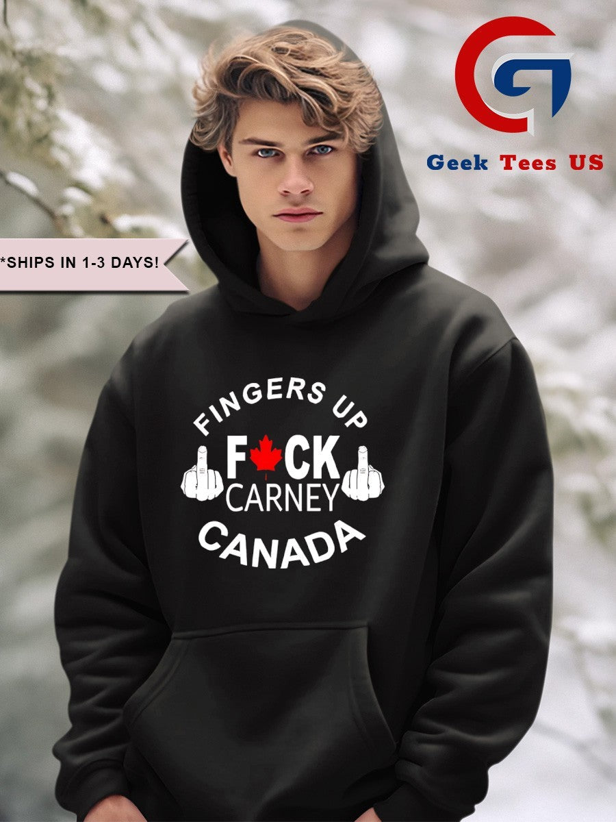 Fingers up fuck Carney Canada shirt
