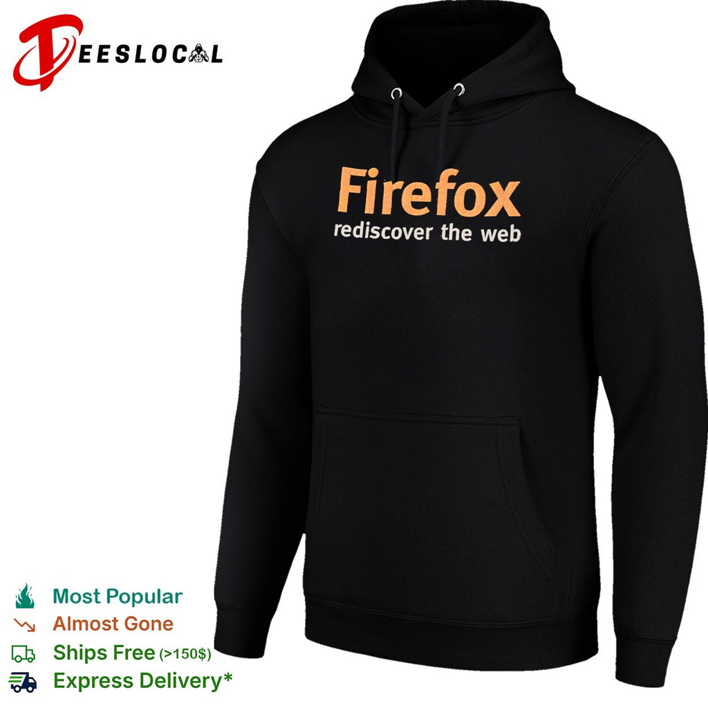 Firefox Rediscover the Web Mozilla internet shirt