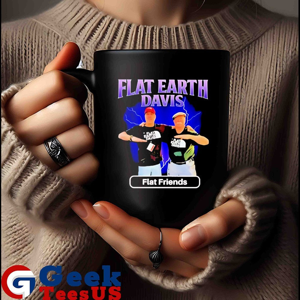 Flat Earth Davis Flat Friends shirt