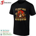 Flight was never an option ostrich penguin kiwi cowboy shirt