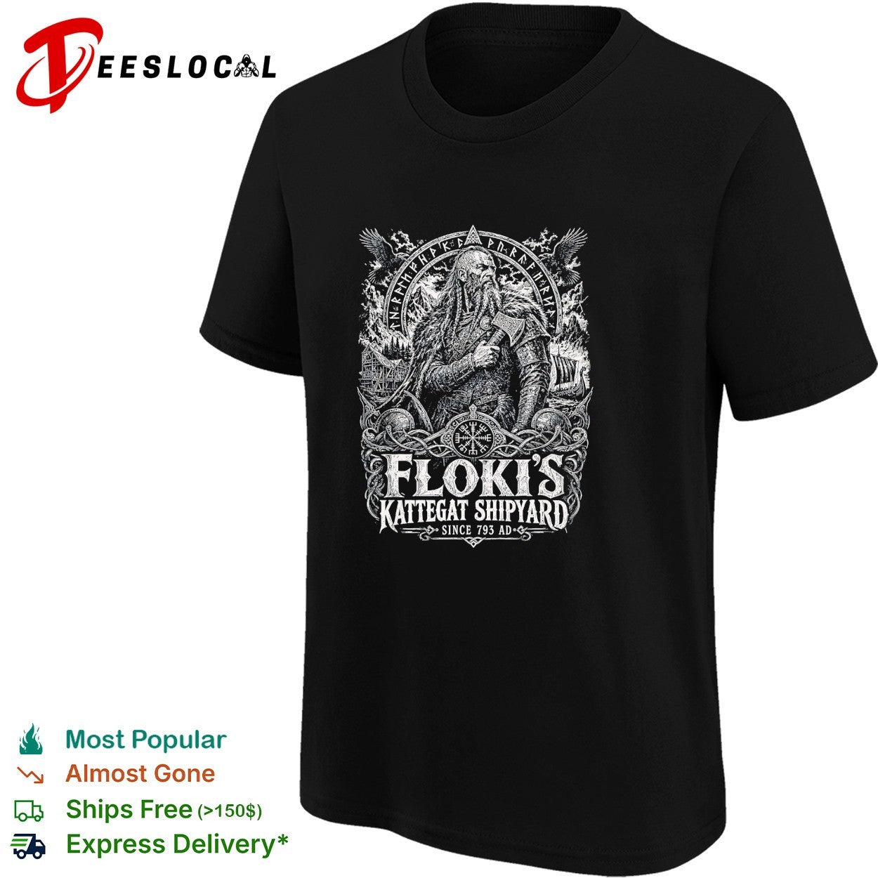 Floki’s Kattegat shipyard viking shirt