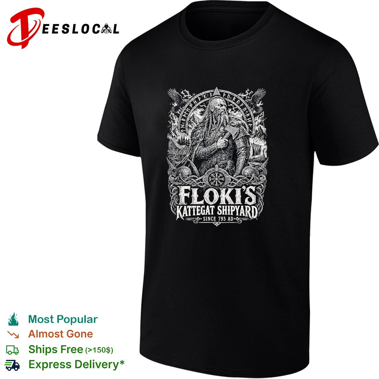 Floki’s Kattegat shipyard viking shirt