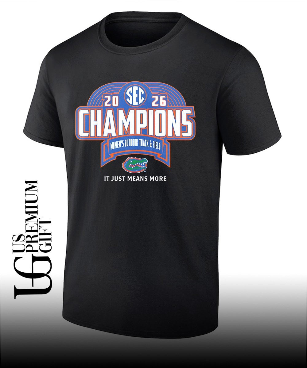 Florida Gators 2026 SEC Women’s Outdoor Track & Field Champions logo shirt