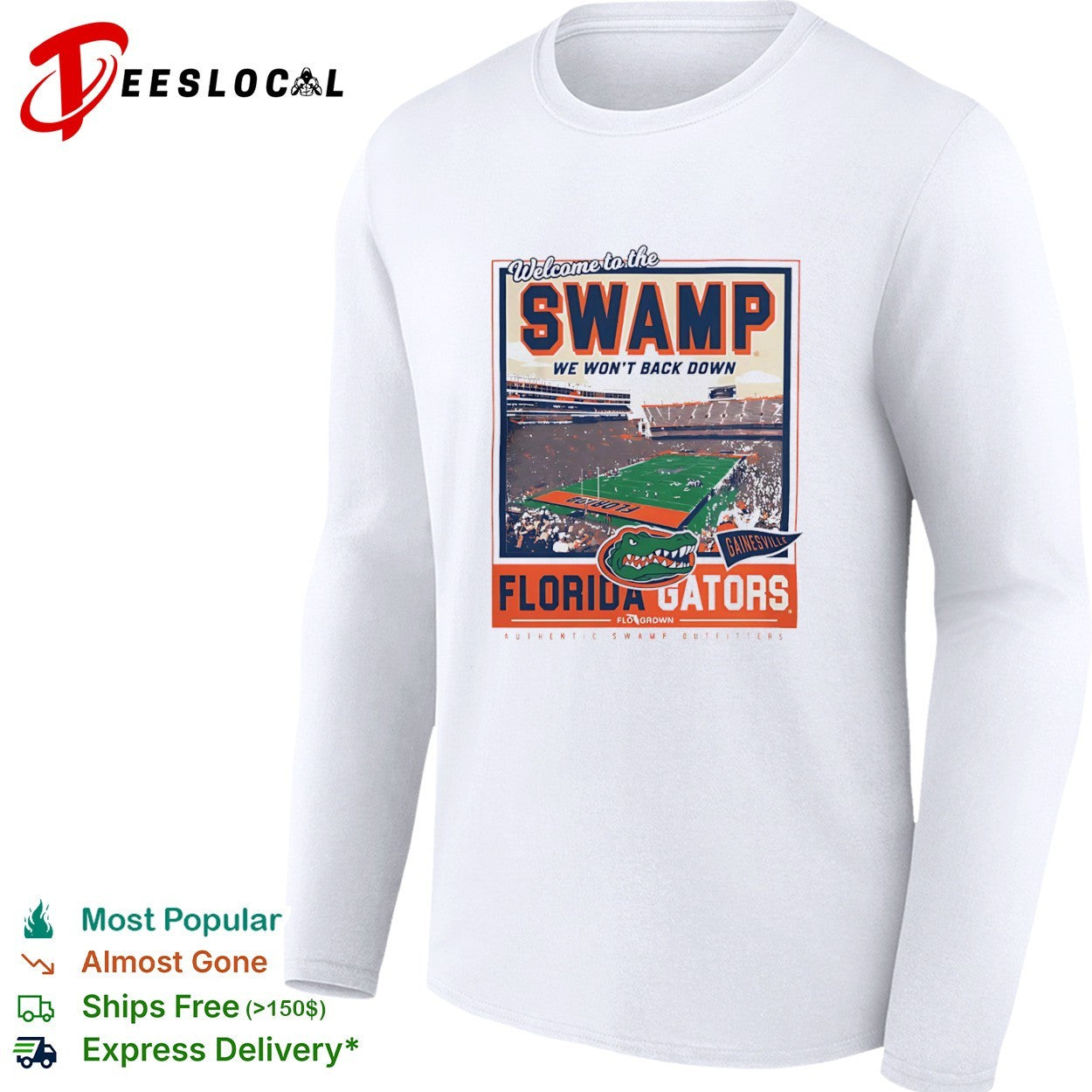 Florida Gators Welcome to the Swamp We Won’t Back Down Gainesville shirt
