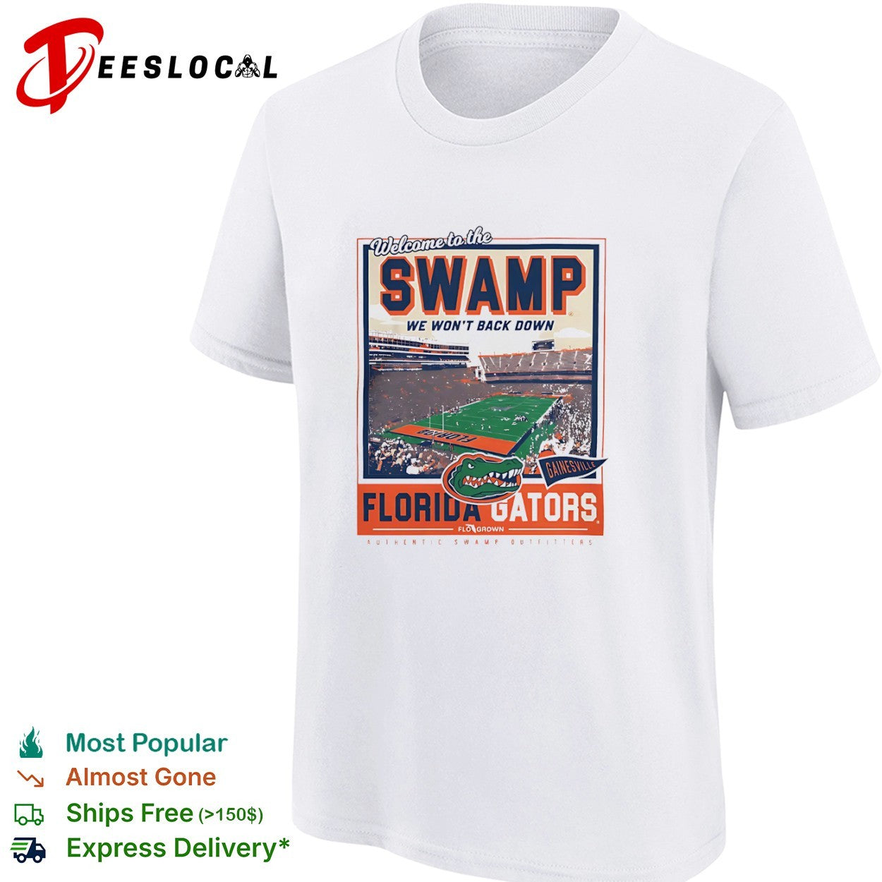 Florida Gators Welcome to the Swamp We Won’t Back Down Gainesville shirt