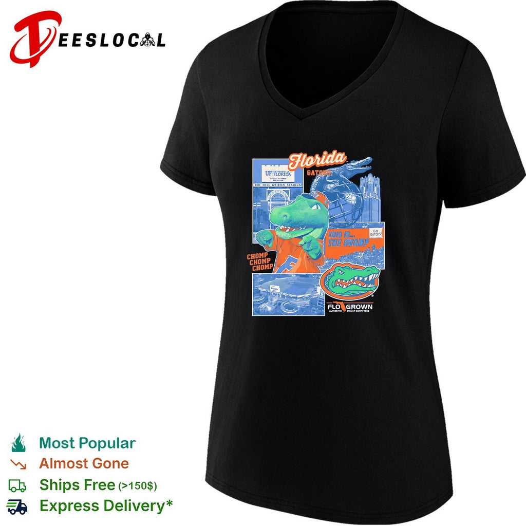 Florida Gators mascot chomp chomp chomp stadium shirt