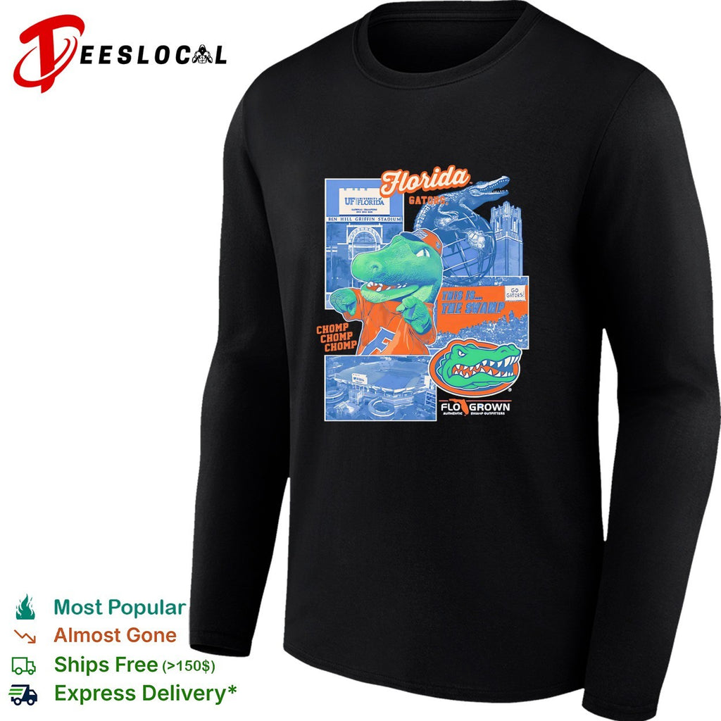 Florida Gators mascot chomp chomp chomp stadium shirt