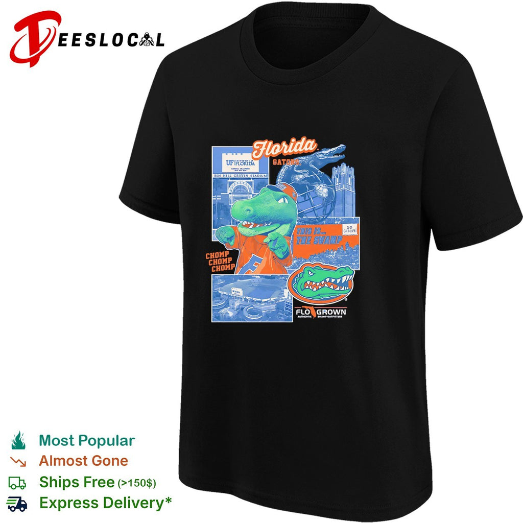 Florida Gators mascot chomp chomp chomp stadium shirt