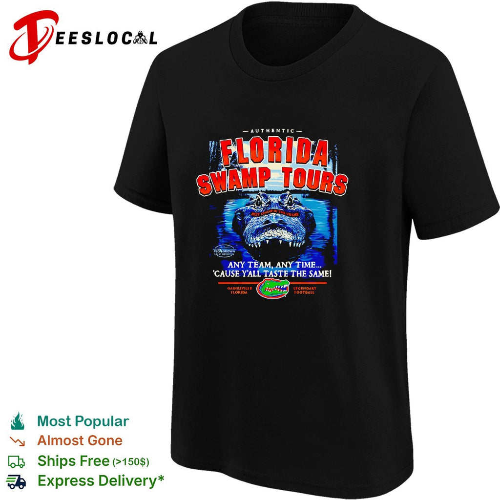 Florida Gators swamp tours alligator football shirt