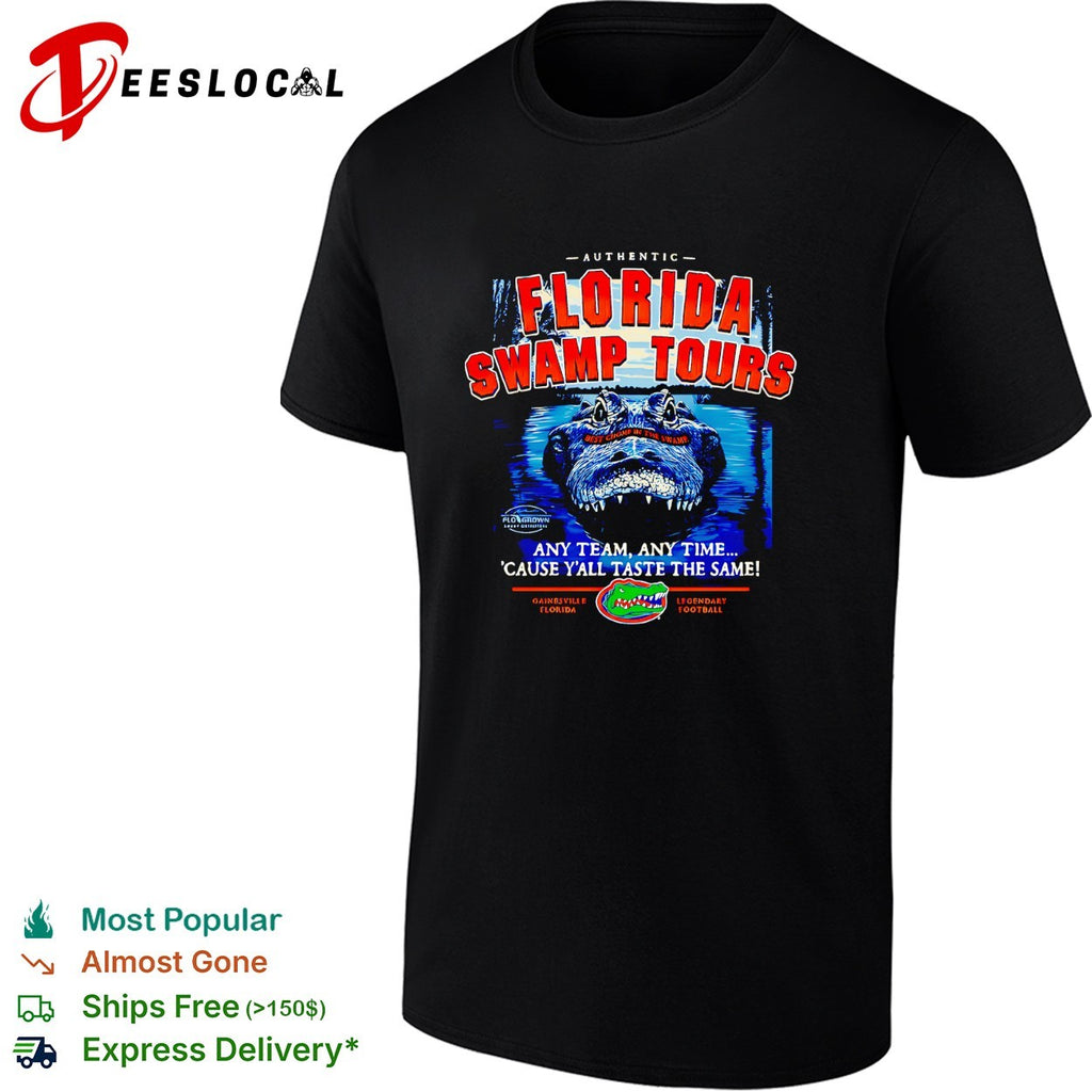 Florida Gators swamp tours alligator football shirt