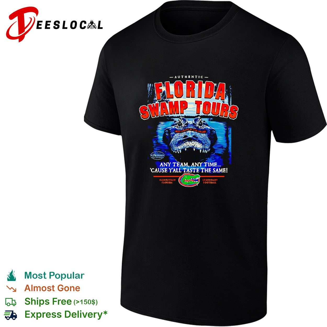 Florida Gators swamp tours alligator football shirt