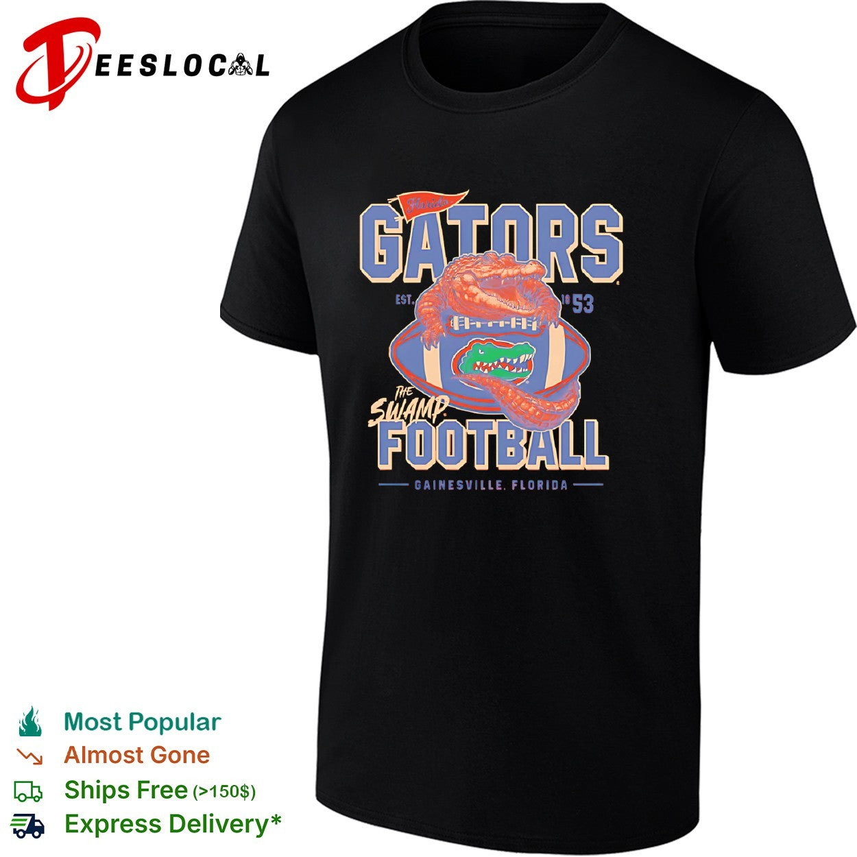 Florida Gators the swamp football alligator shirt