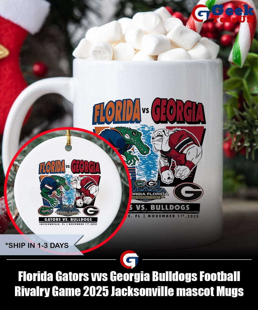 Florida Gators vvs Georgia Bulldogs Football Rivalry Game 2025 Jacksonville mascot shirt