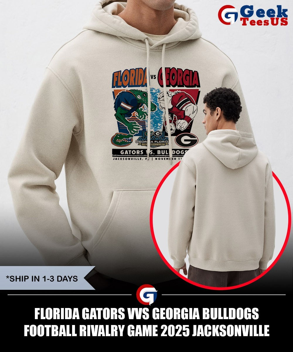 Florida Gators vvs Georgia Bulldogs Football Rivalry Game 2025 Jacksonville mascot shirt