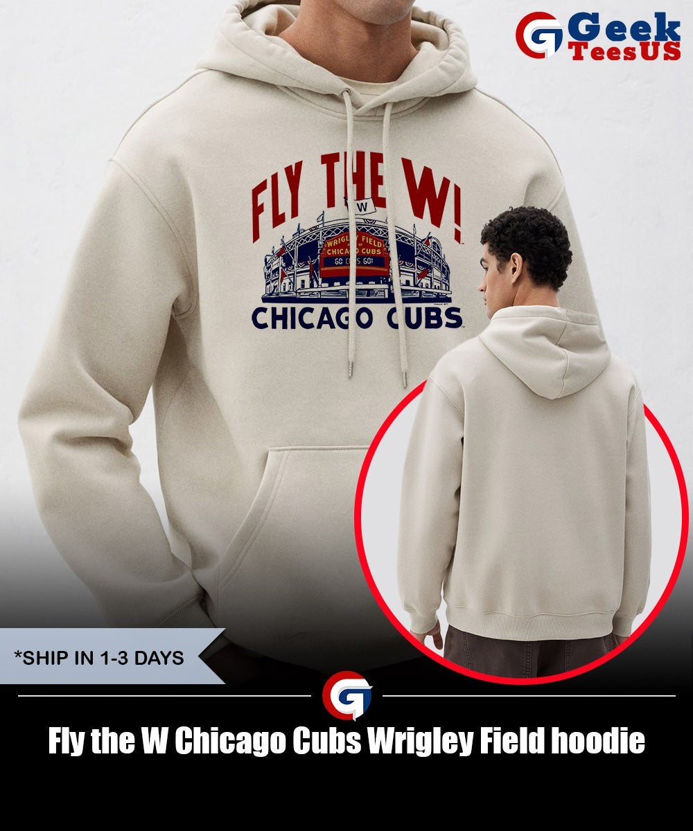 Fly the W Chicago Cubs Wrigley Field shirt