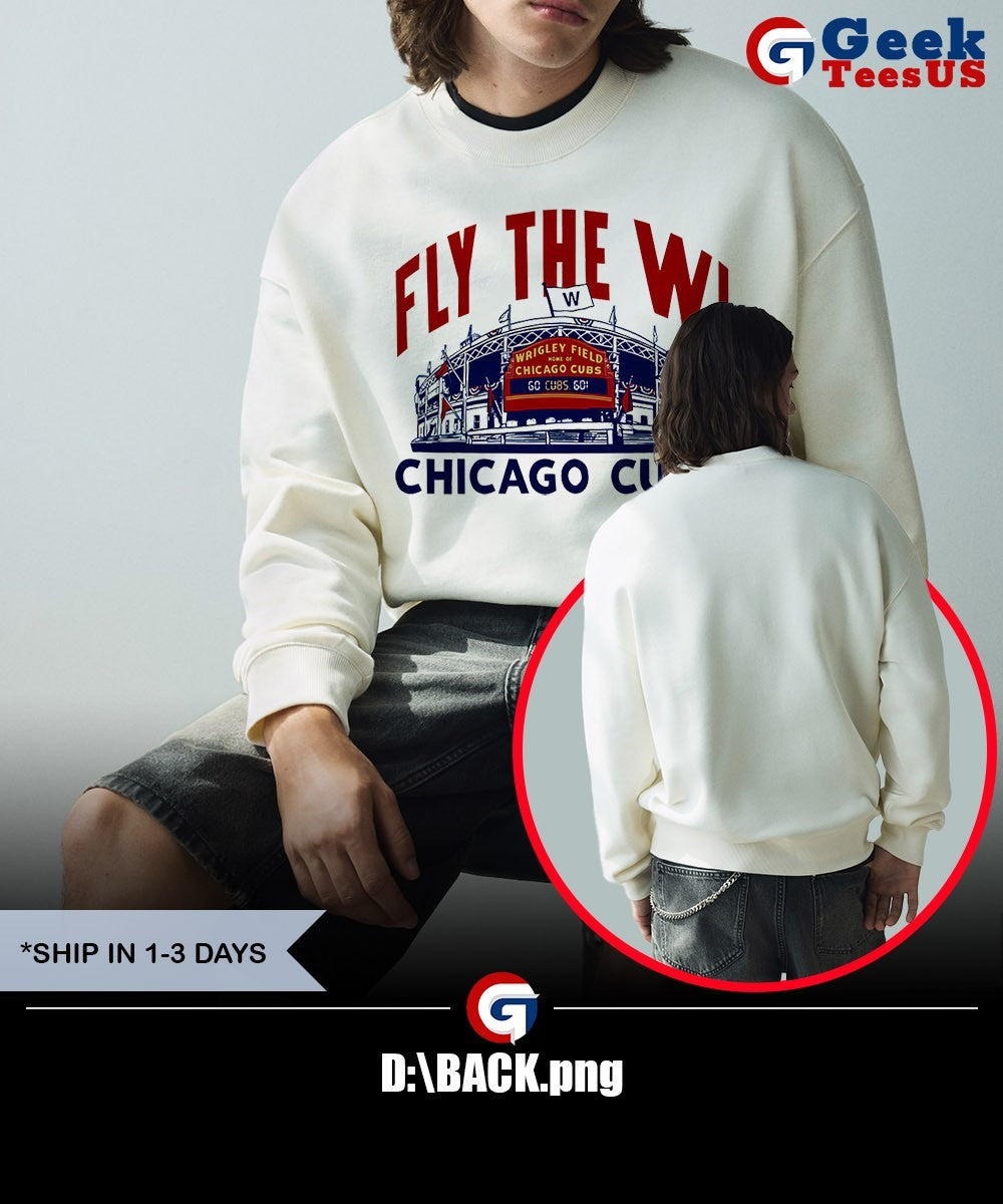 Fly the W Chicago Cubs Wrigley Field shirt