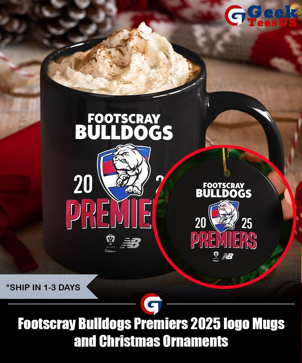 Footscray Bulldogs Premiers 2025 logo shirt