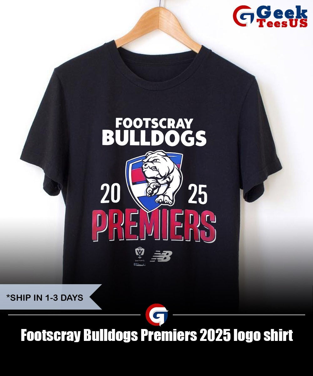 Footscray Bulldogs Premiers 2025 logo shirt