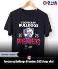 Footscray Bulldogs Premiers 2025 logo shirt