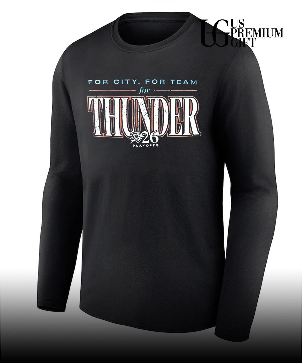 For City For Team Oklahoma City Thunder Playoffs 2026 shirt