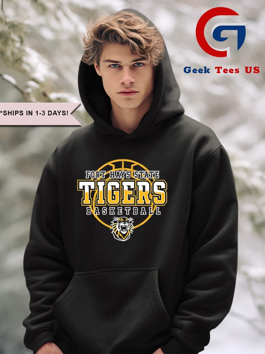 Fort Hays State University Tigers basketball 2025-2026 logo shirt
