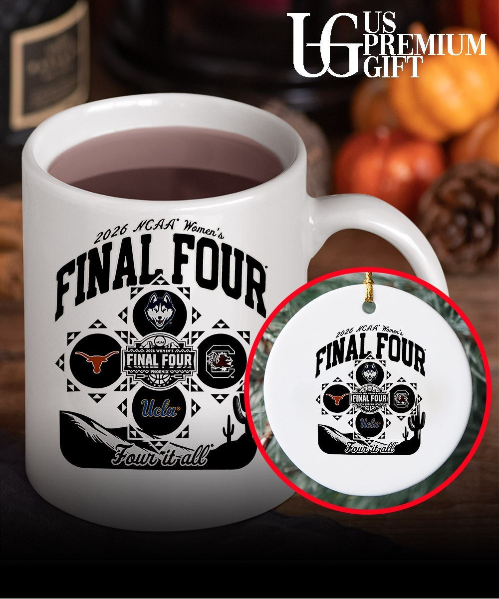 Four It All NCAA Women’s Final Four Phoenix 2026 logo shirt