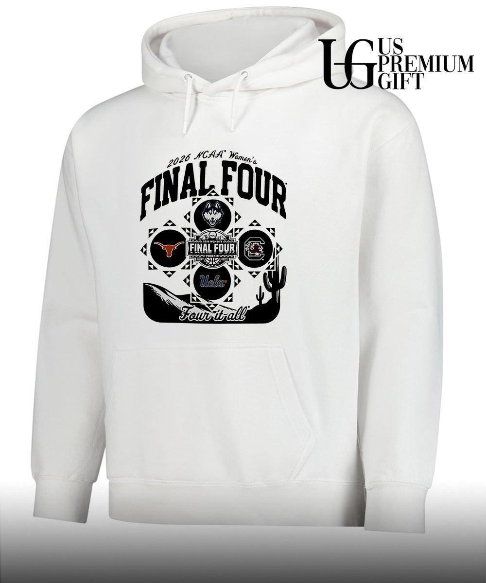 Four It All NCAA Women’s Final Four Phoenix 2026 logo shirt