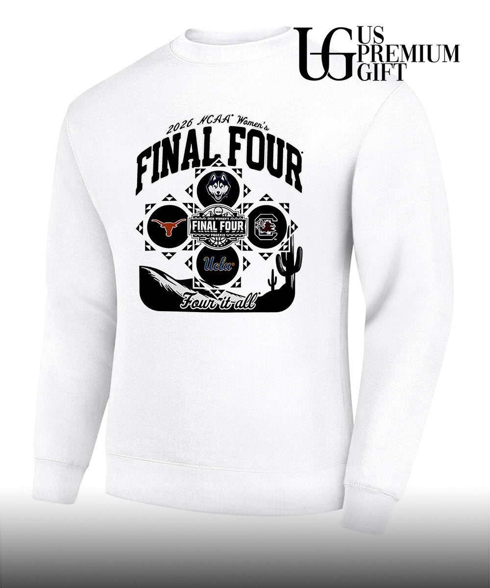 Four It All NCAA Women’s Final Four Phoenix 2026 logo shirt