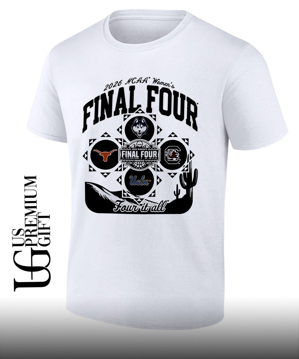 Four It All NCAA Women’s Final Four Phoenix 2026 logo shirt