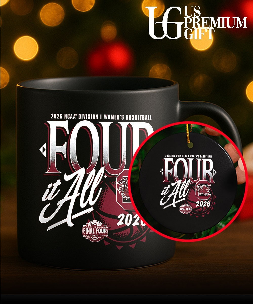 Four It All South Carolina Gamecocks Women’s 2026 NCAA Basketball Tournament March Madness Final Four shirt