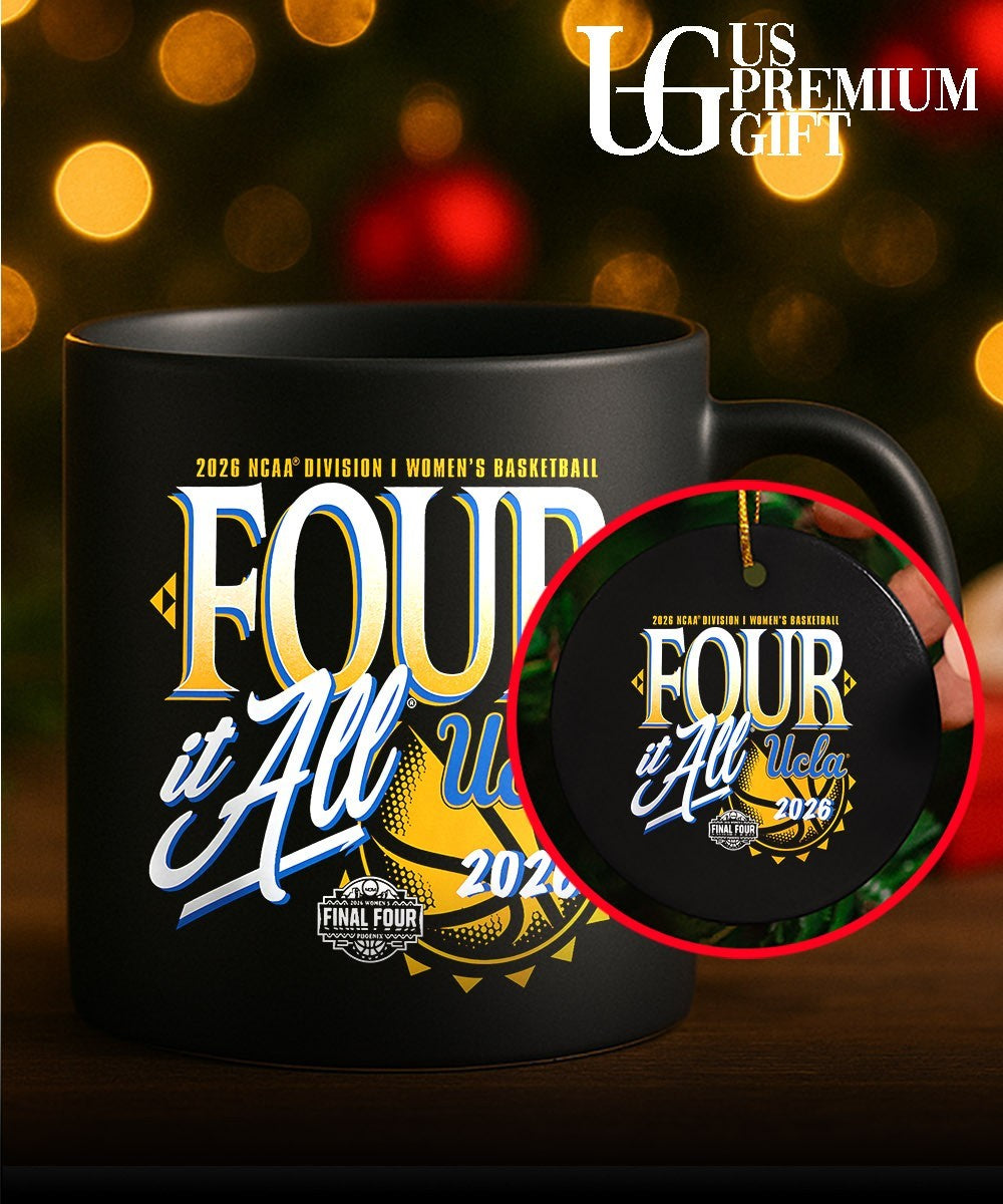 Four It All UCLA Bruins 2026 NCAA Women’s Basketball Tournament March Madness Final Four Zone Move shirt
