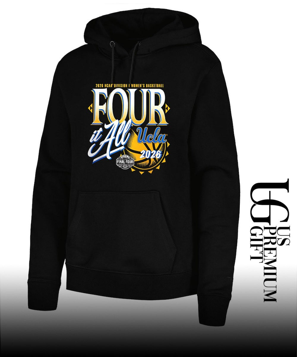 Four It All UCLA Bruins 2026 NCAA Women’s Basketball Tournament March Madness Final Four Zone Move shirt