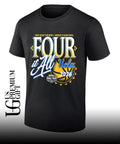 Four It All UCLA Bruins 2026 NCAA Women’s Basketball Tournament March Madness Final Four Zone Move shirt
