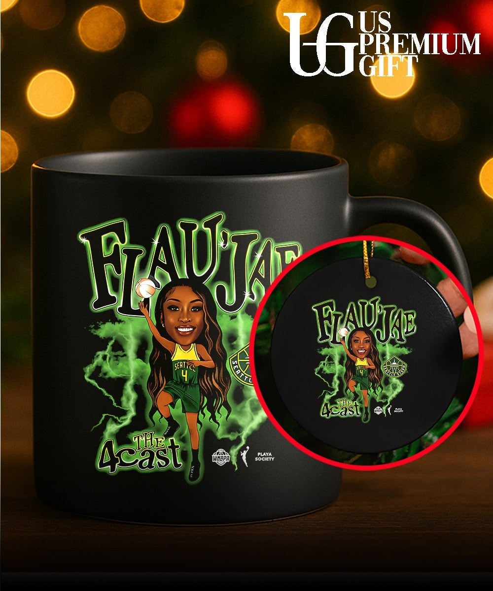 Four the Cast Flau’jae Johnson Seattle Storm WNBA Draft Playa Society shirt