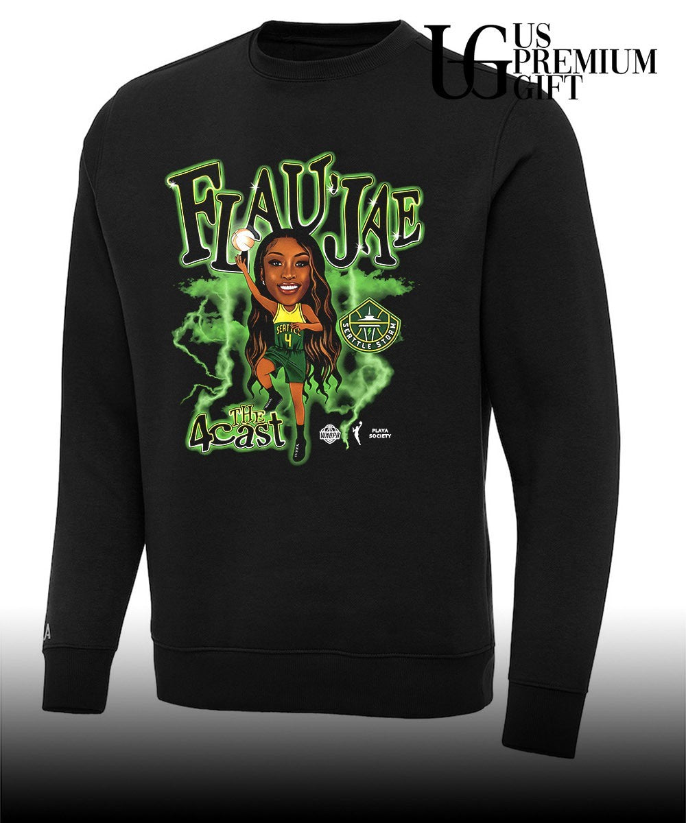 Four the Cast Flau’jae Johnson Seattle Storm WNBA Draft Playa Society shirt
