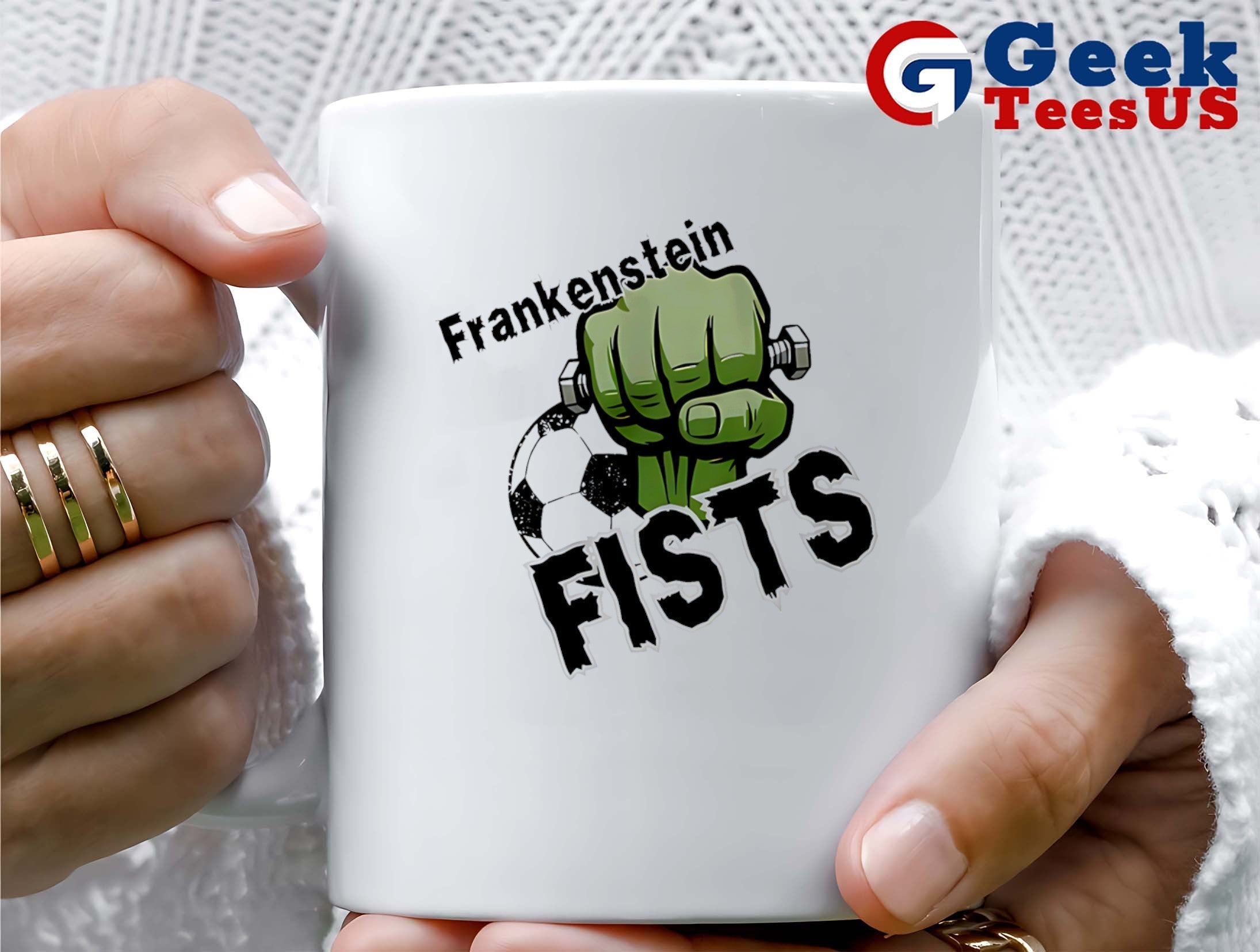 Frankenstein Fists soccer shirt