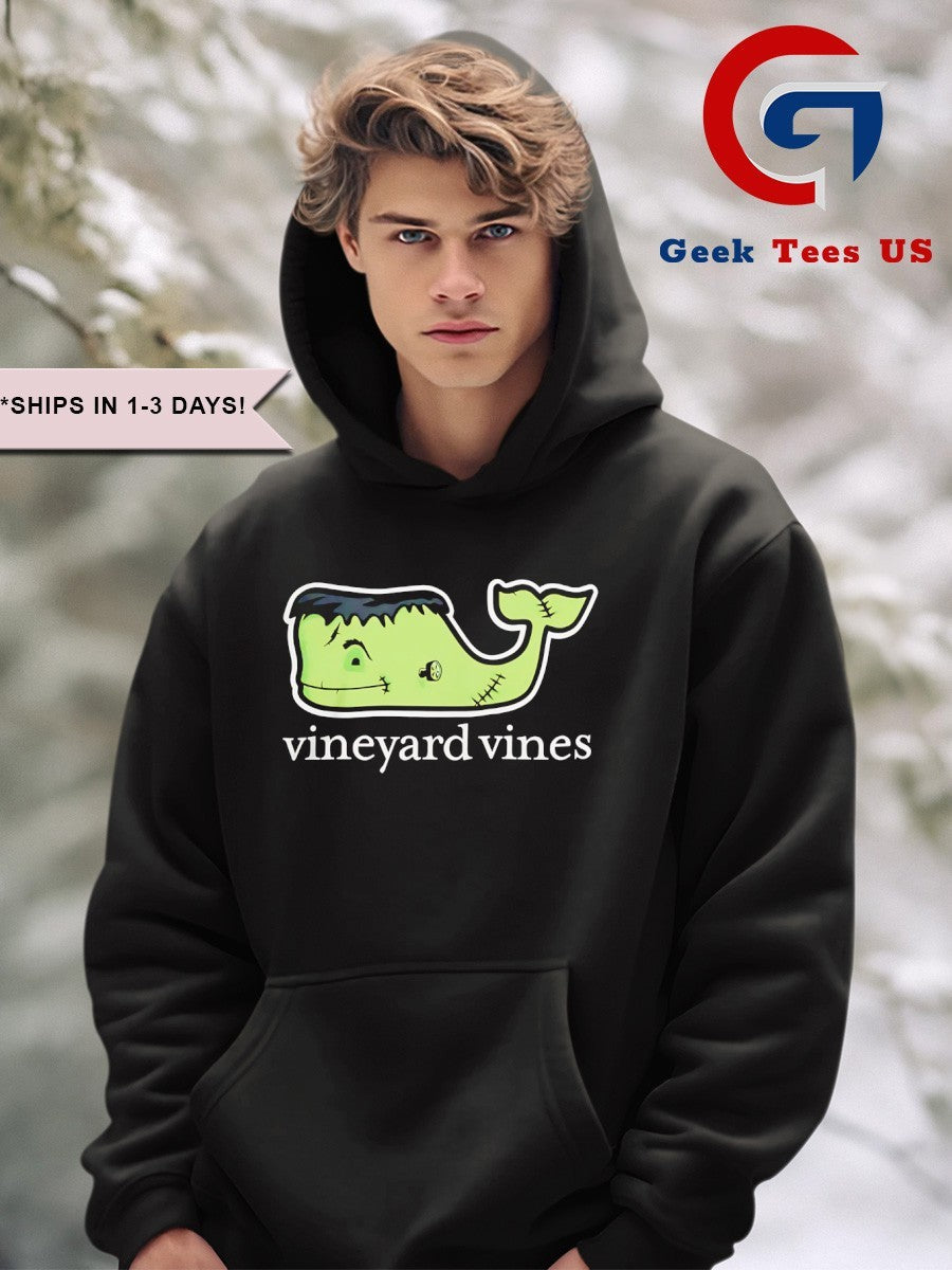 Frankenstein Whale Vineyard Vines shirt