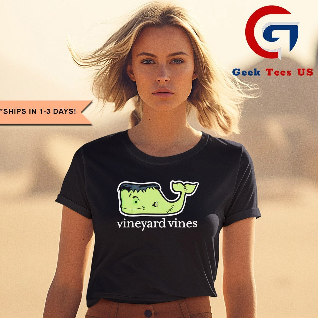 Frankenstein Whale Vineyard Vines shirt
