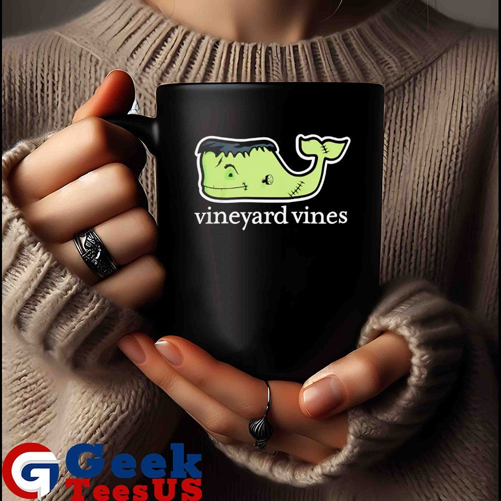 Frankenstein Whale Vineyard Vines shirt