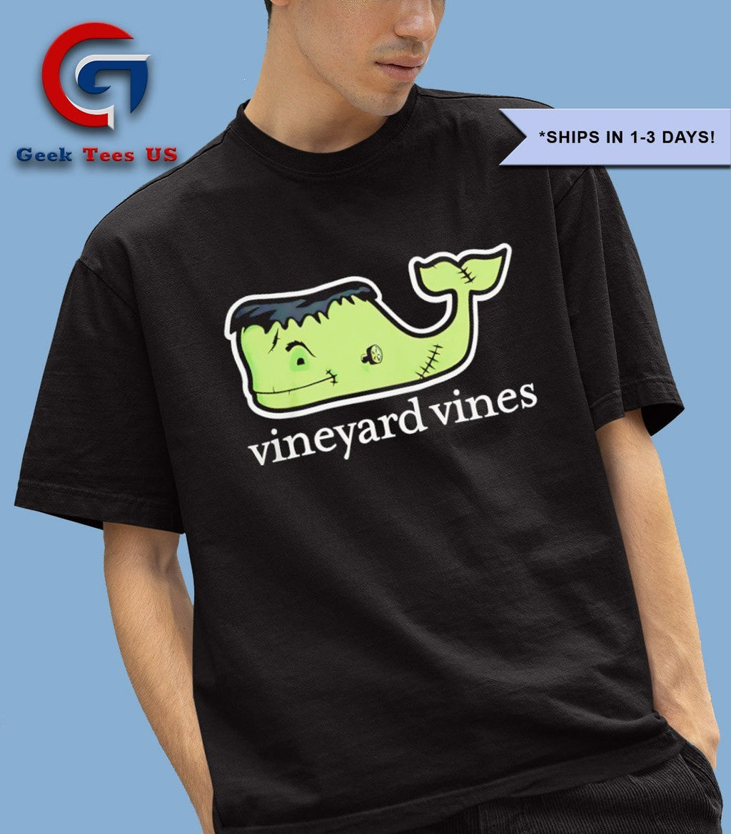 Frankenstein Whale Vineyard Vines shirt